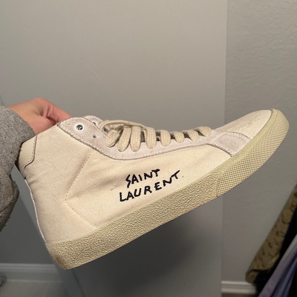Saint Laurent high top sneakers